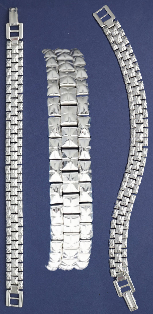 Men’s 999 Silver Box Link Bracelet